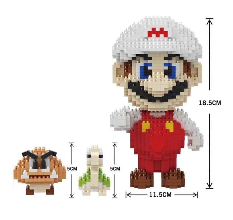 Mini blocos de Construção Super Mário Bros