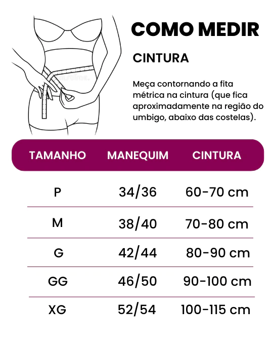 Shapewear® Cinta Redutora Que Não Machucar E Reduz 3 Medidas Em Apenas 7 Segundos