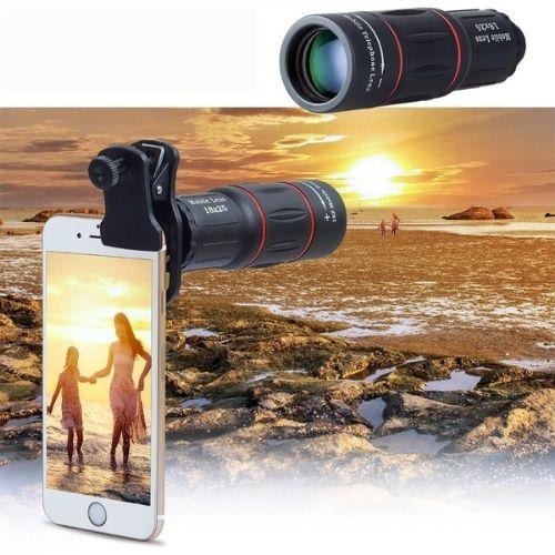 Lente de Aumento Luneta 18x Zoom Para Celular Universal –  Iphone, Xiaomi, Samsung…