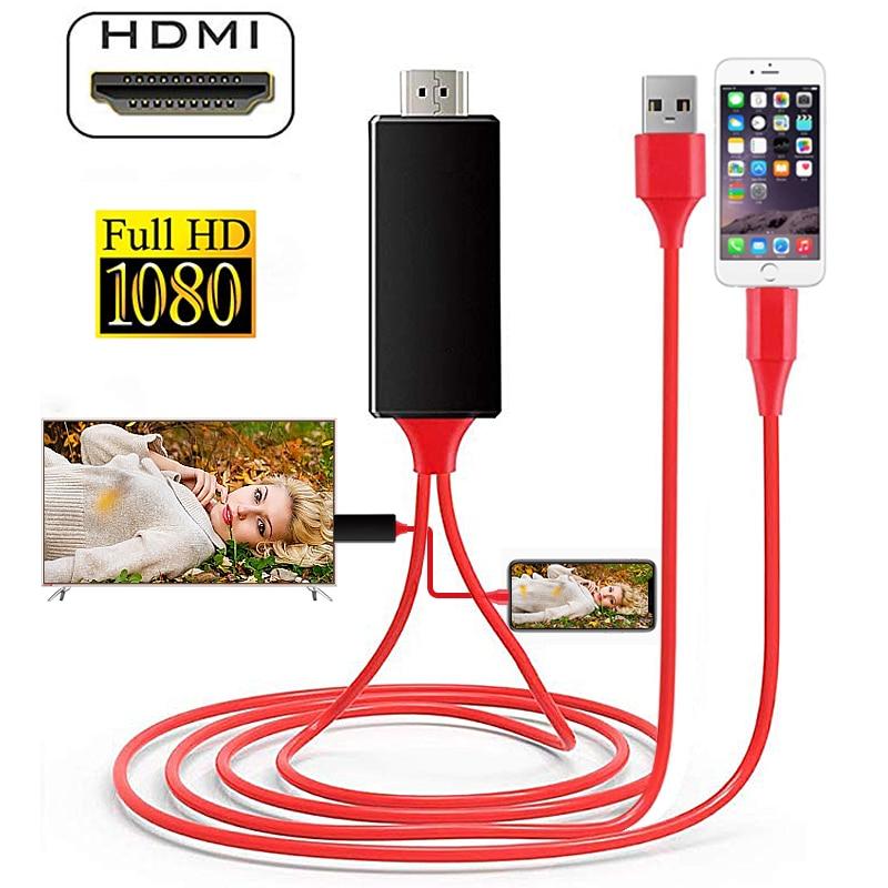 Adaptador Móvel 1080P Sem Atraso de Celular para TV HDMI