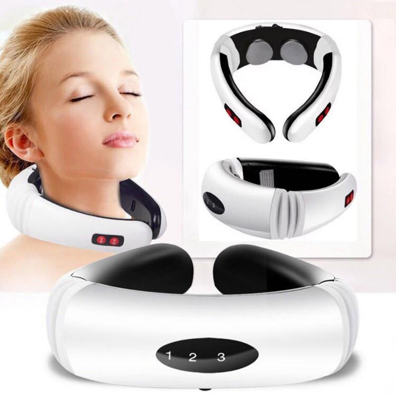 Massageador de pulsos elétricos e infravermelho – Colar Max Relax