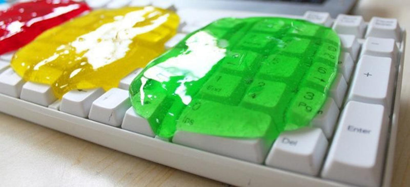 Slime de Limpeza Ágil – Cata Sujeira de teclado, painel do carro etc