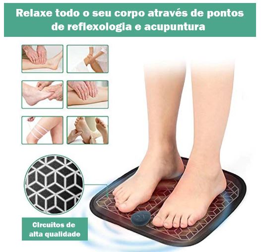 Tapete Eletrônico Massageador p/ os pés – TAPETEC®