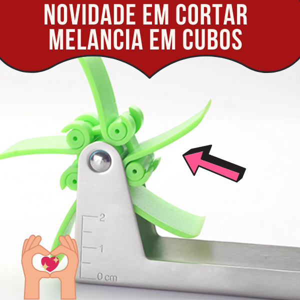 Cortador de Melancia em Cubos