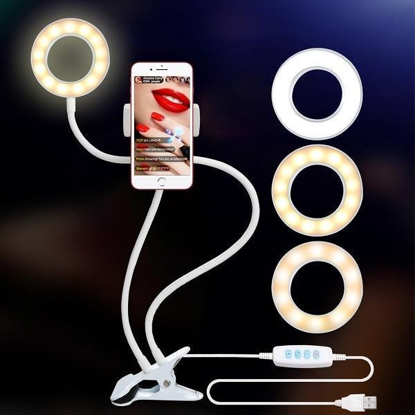 Kit Iluminação e Suporte para Celular